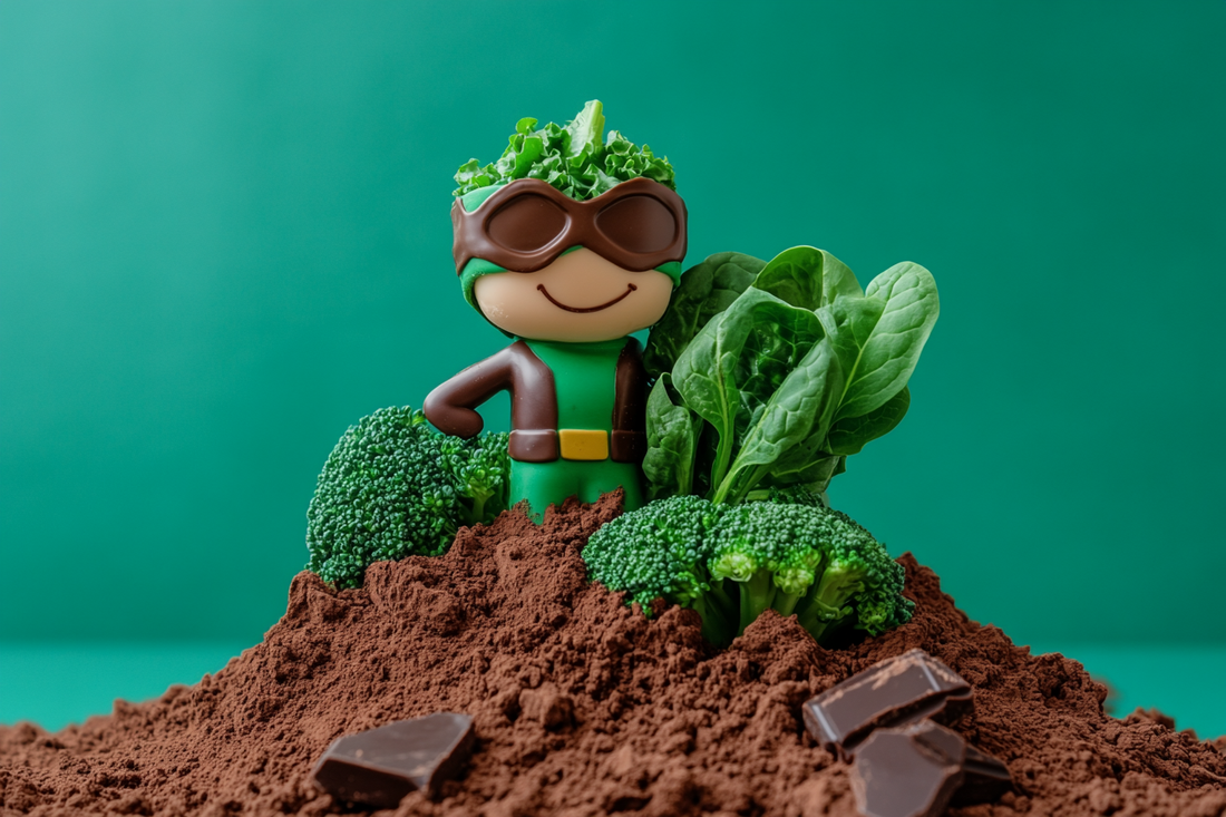 Broccoli, Kale, and Spinach Walk Into a Cocoa Bar
